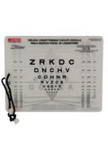 GIMA Sloan Letter Chart Vision Test 18 x 23 cm 40 cm
