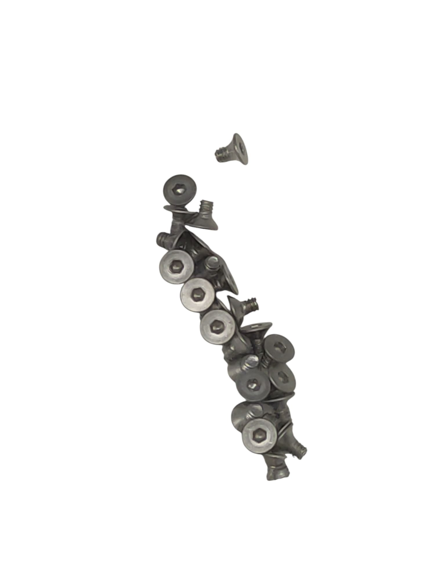 Countersunk Hex Screws M2x3 Stainless Steel 75 Pieces