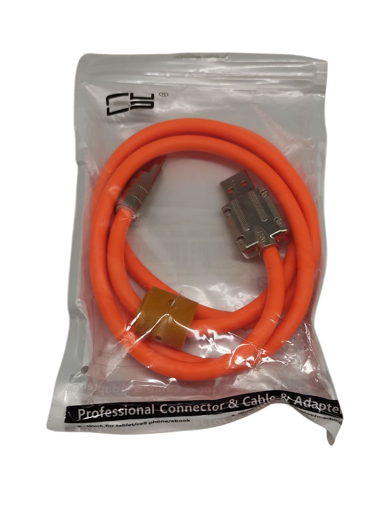 cablecc USB-A auf USB-C Kabel 120W USB 2.0 Silikon Orange