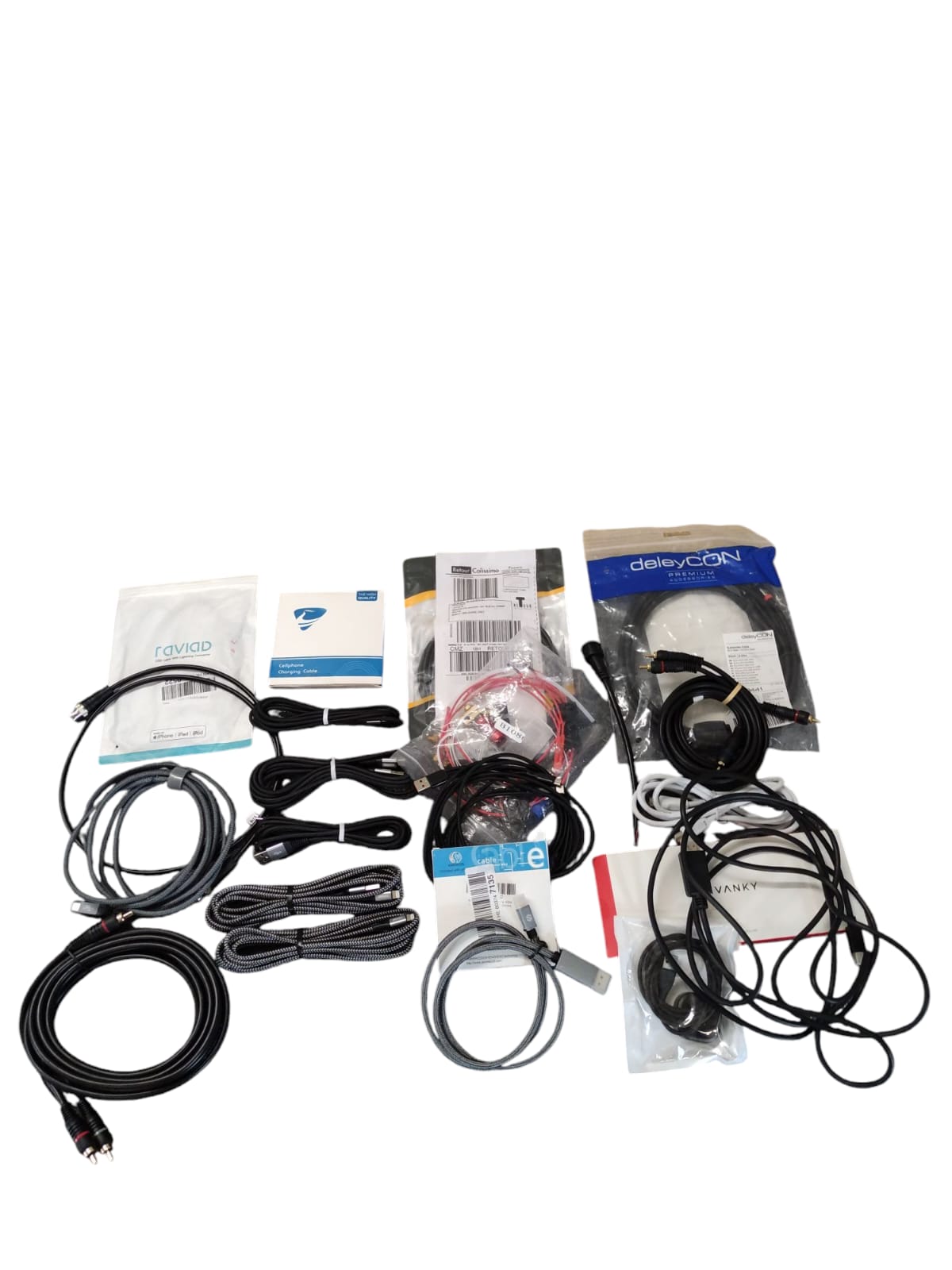 Cable Set Charging Audio Connection Cables mixed