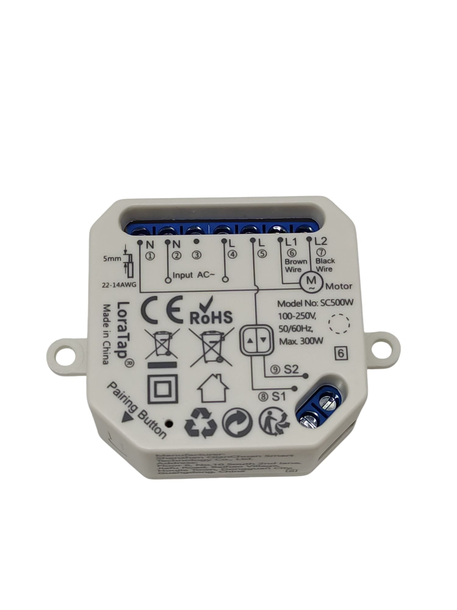 LoraTap 4er Set Jalousieschalter WLAN Vorhangschalter Smart Home Schalter