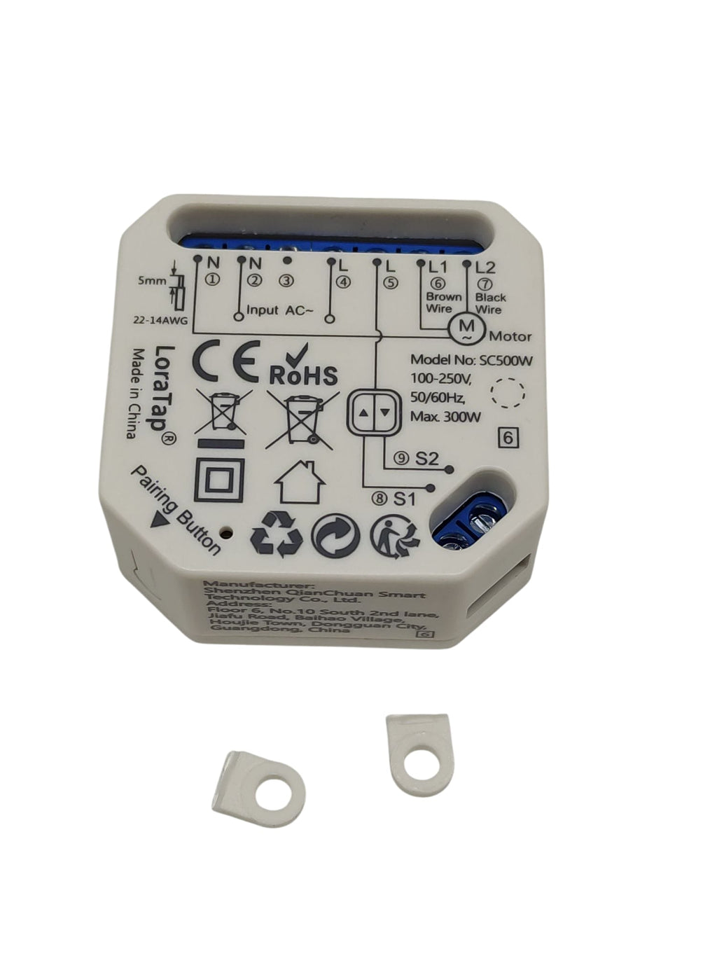LoraTap 4er Set Jalousieschalter WLAN Vorhangschalter Smart Home Schalter