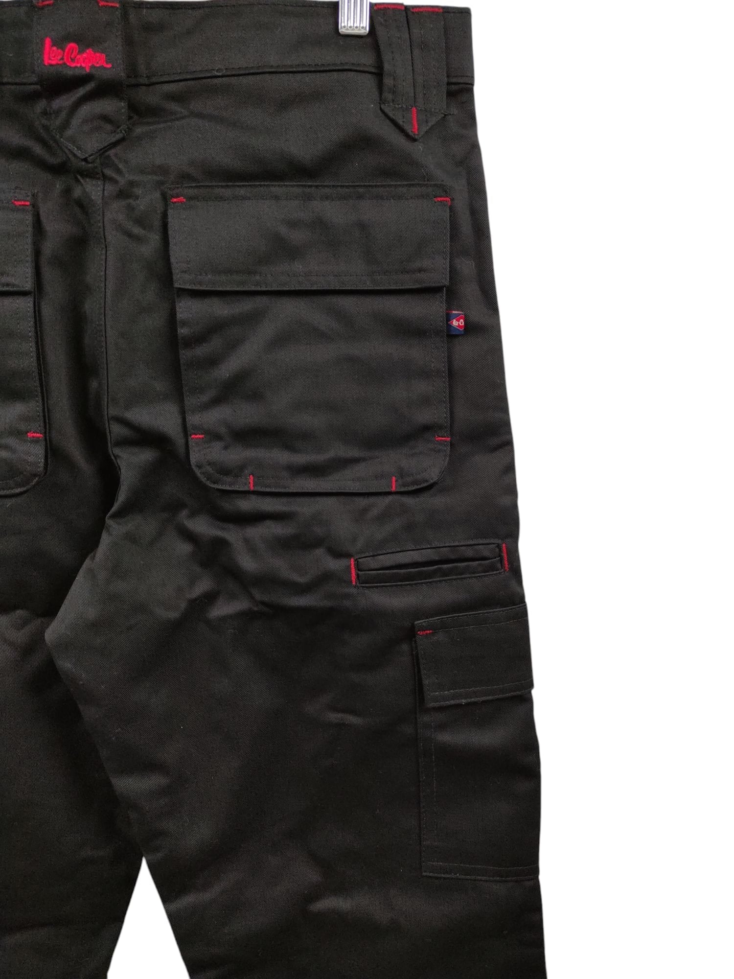 Lee Cooper Arbeits-Cargohose Herren Multi Pocket 32W/31L Schwarz