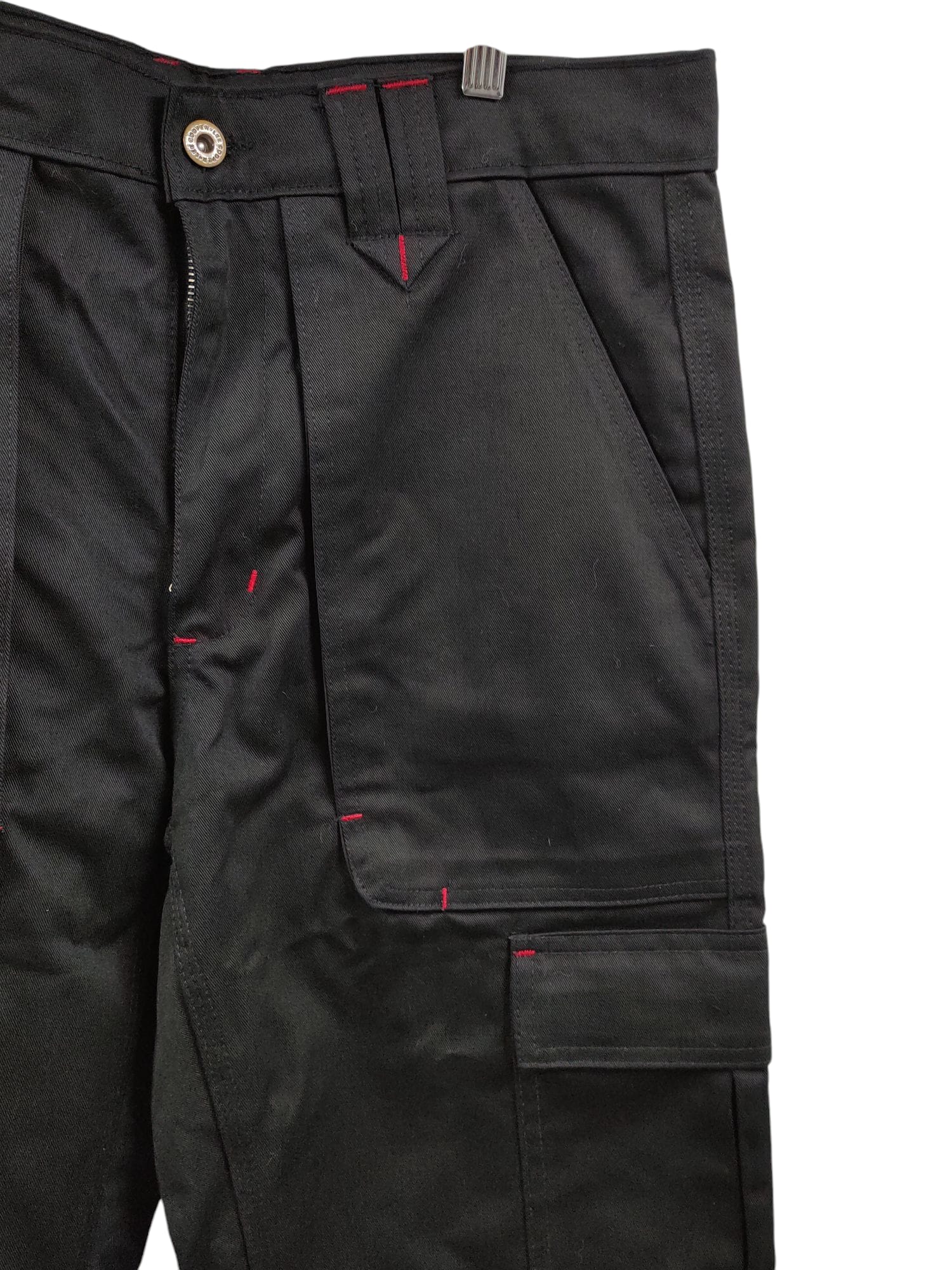 Lee Cooper Arbeits-Cargohose Herren Multi Pocket 32W/31L Schwarz