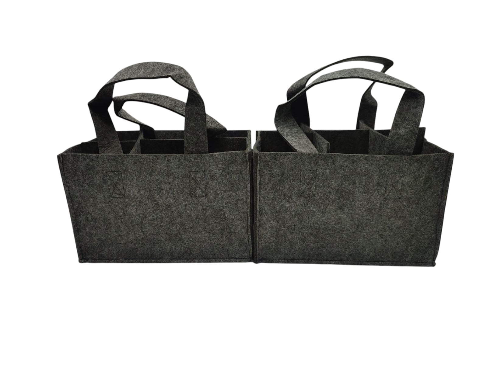 VINFUTUR Set mit 2 Weintaschen, 23 x 15 x 15 cm