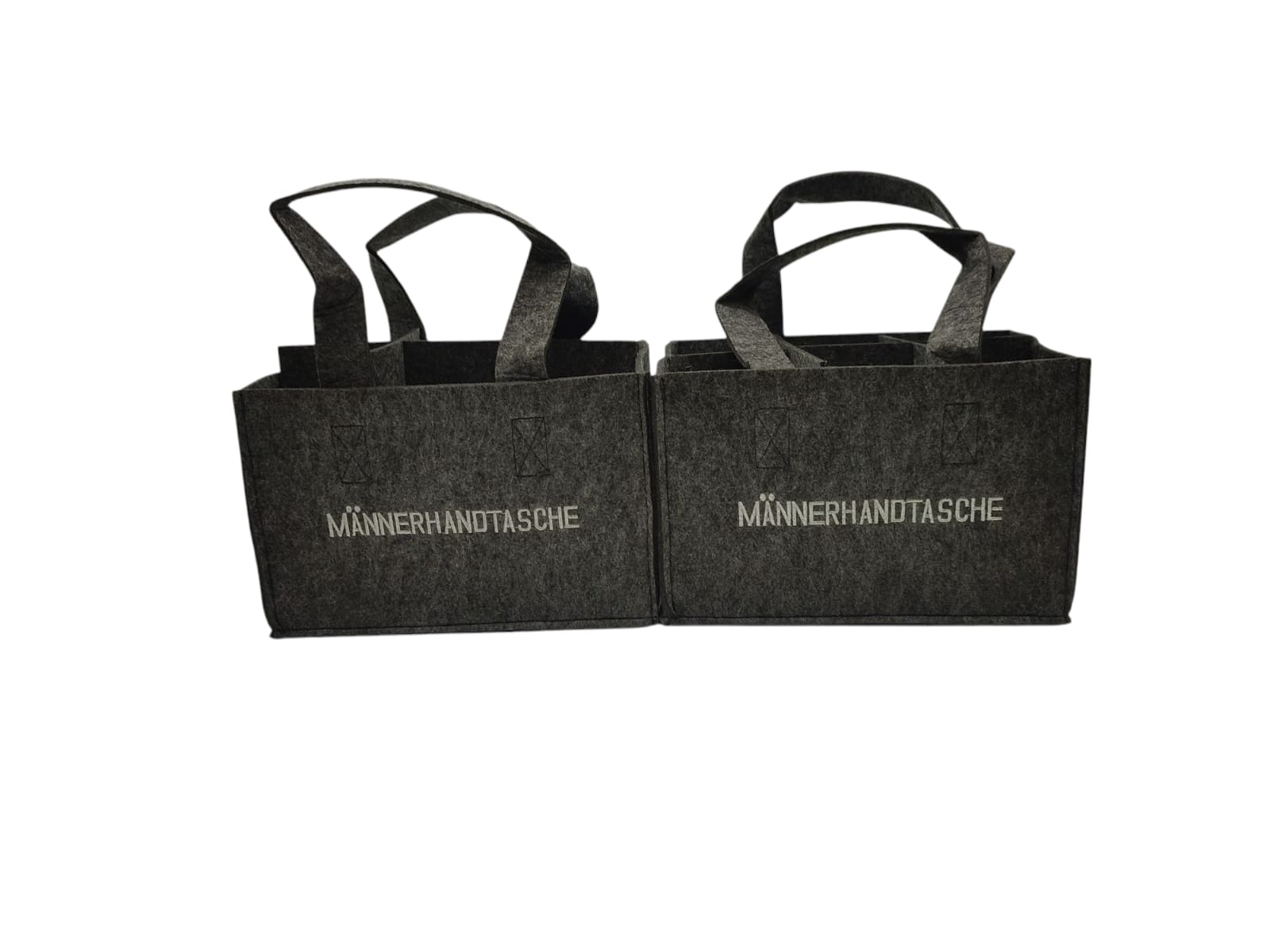 VINFUTUR Set mit 2 Weintaschen, 23 x 15 x 15 cm