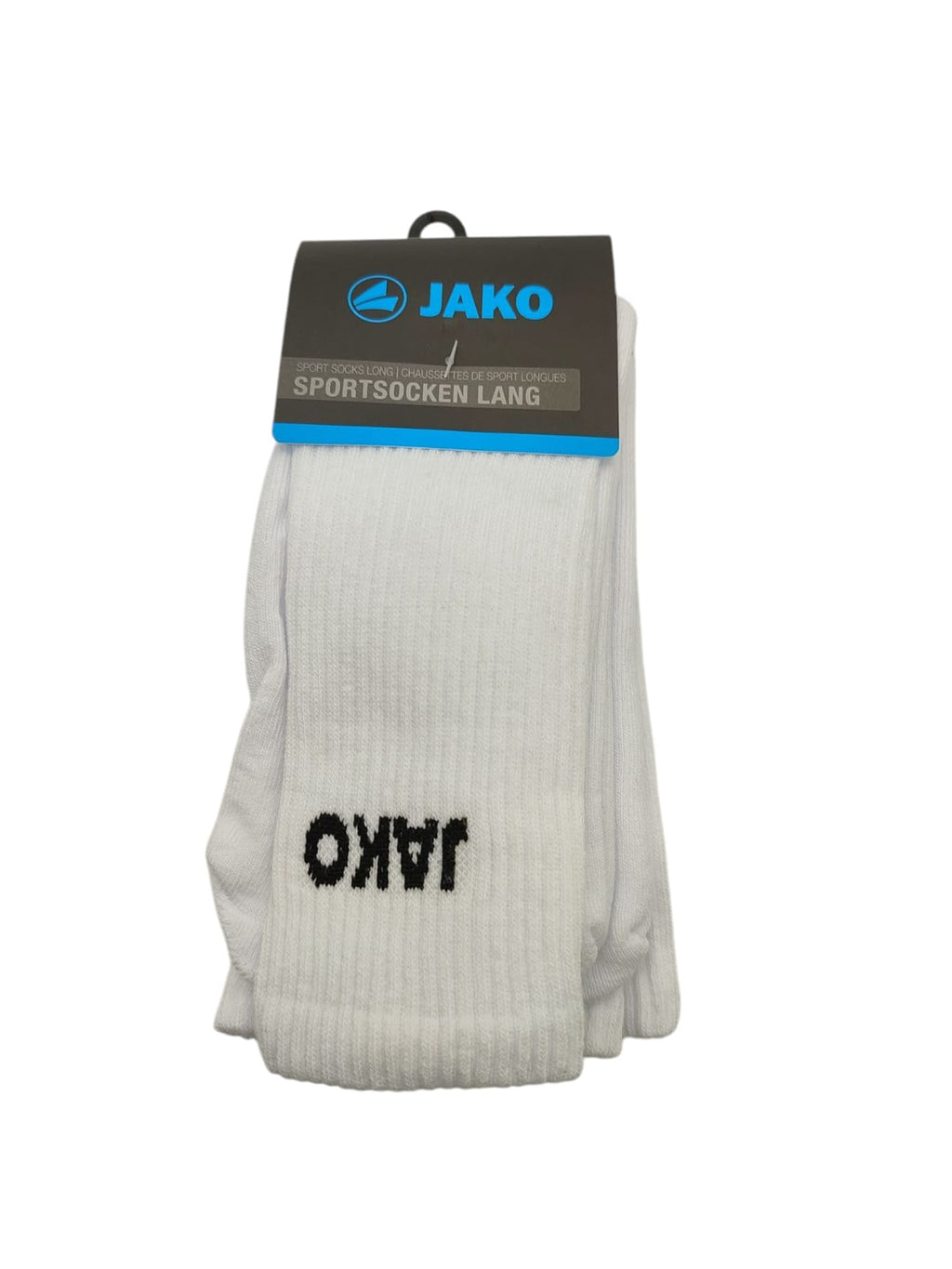 JAKO Unisex-Set mit 3 Sportsocken, Größe 39-42 EU, weiß