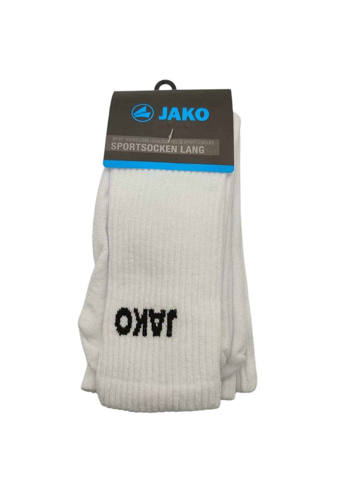 JAKO Unisex-Set mit 3 Sportsocken, Größe 39-42 EU, weiß