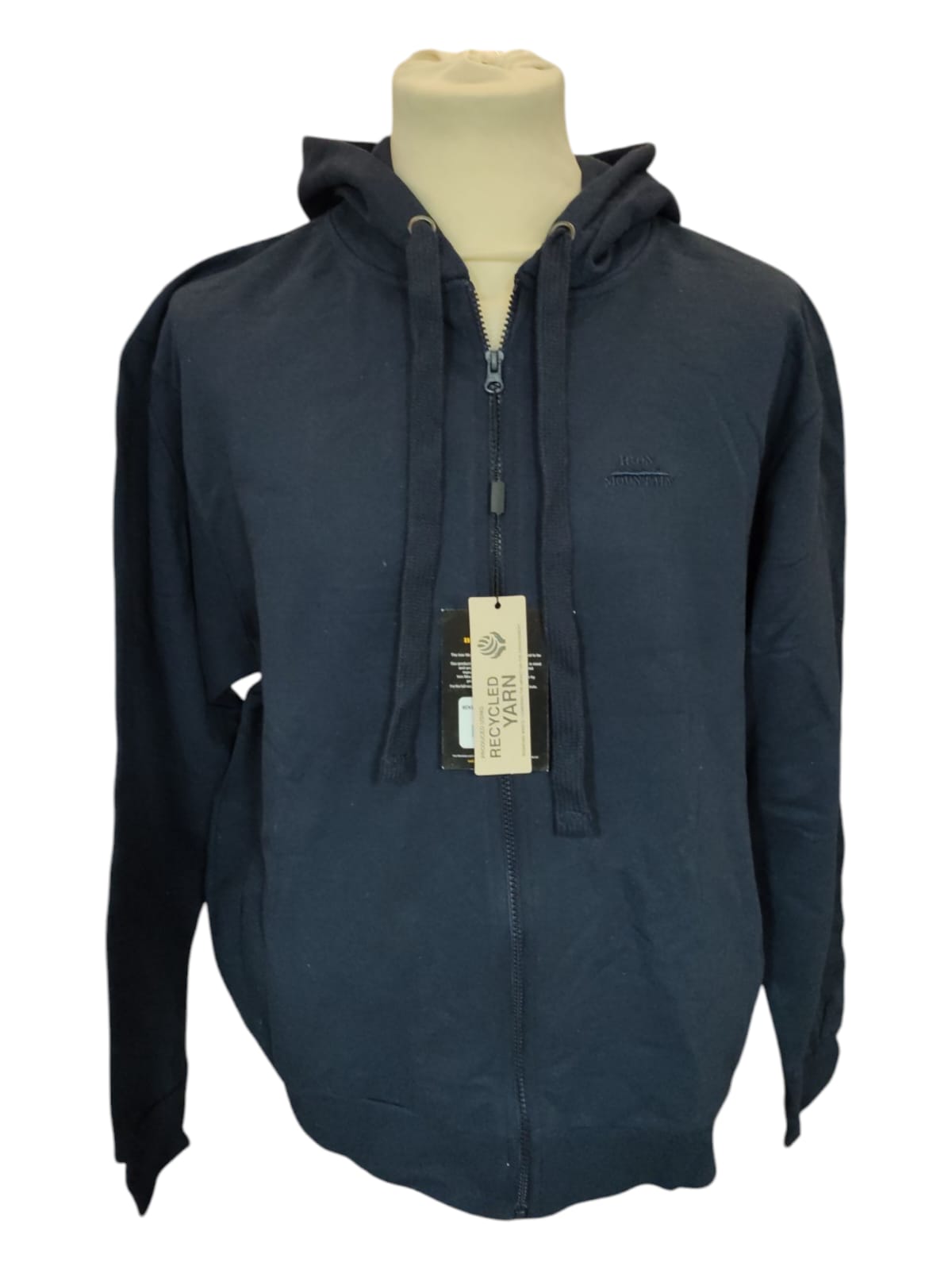 Iron Mountain Reclaimed Garn Herrenjacke mit Kapuze Gr. L
