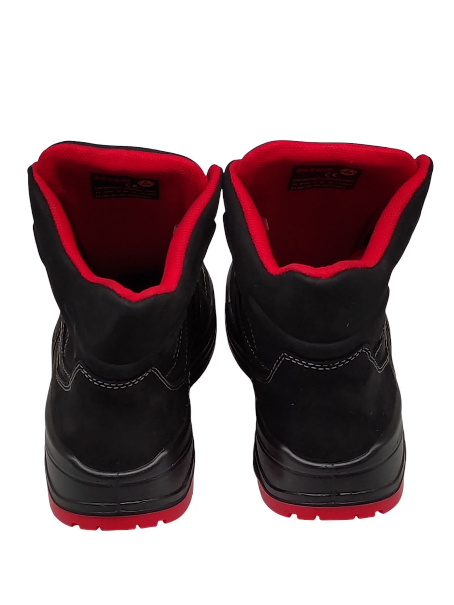 ELTEN MAVERICK Mid Sicherheitsschuhe ESD S3 schwarz-rot 43