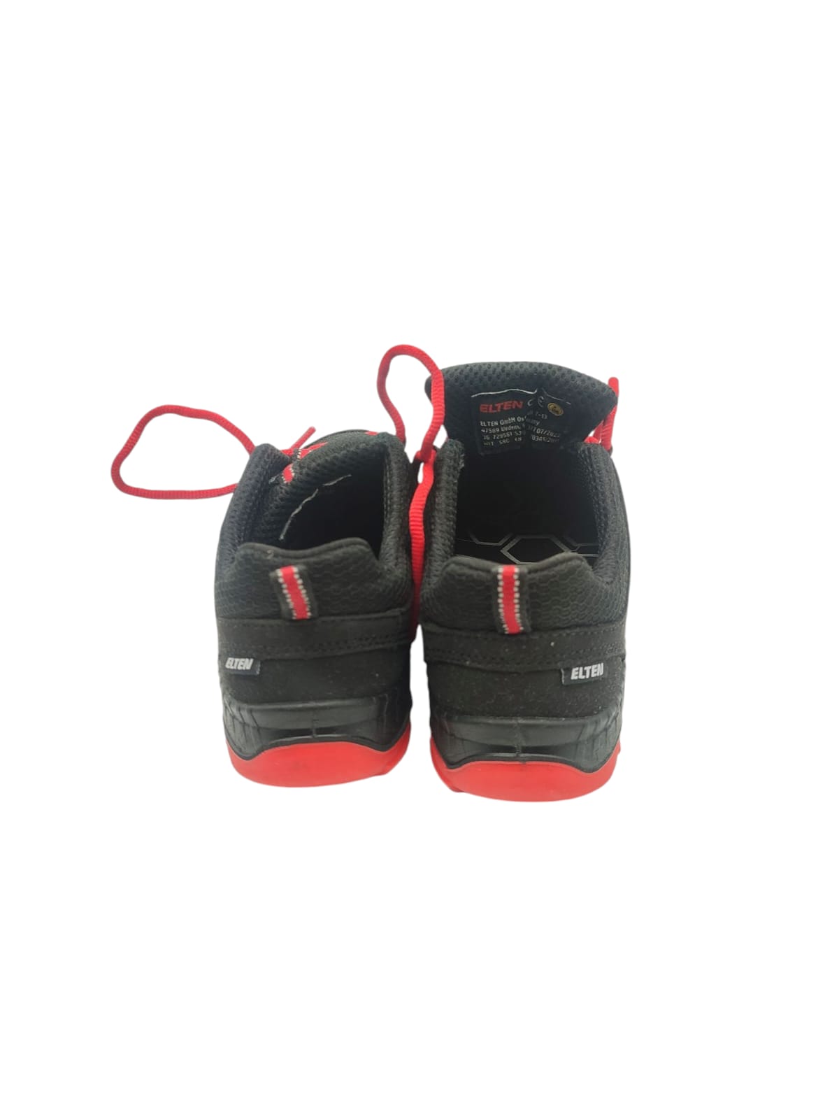 ELTEN Maddox ESD S3S Sicherheitsschuhe Textil Gr. 36 Schwarz-Rot