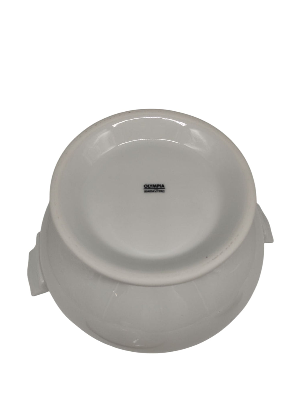 Olympia Whiteware Suppenschüssel mit Suppenkelle 2,5 L