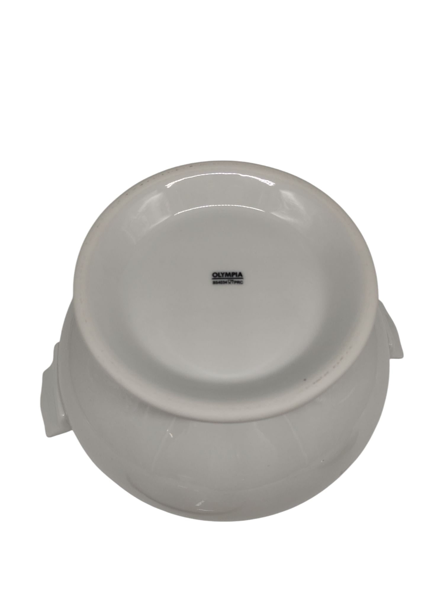 Olympia Whiteware Suppenschüssel mit Suppenkelle 2,5 L