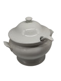 Olympia Whiteware Suppenschüssel mit Suppenkelle 2,5 L