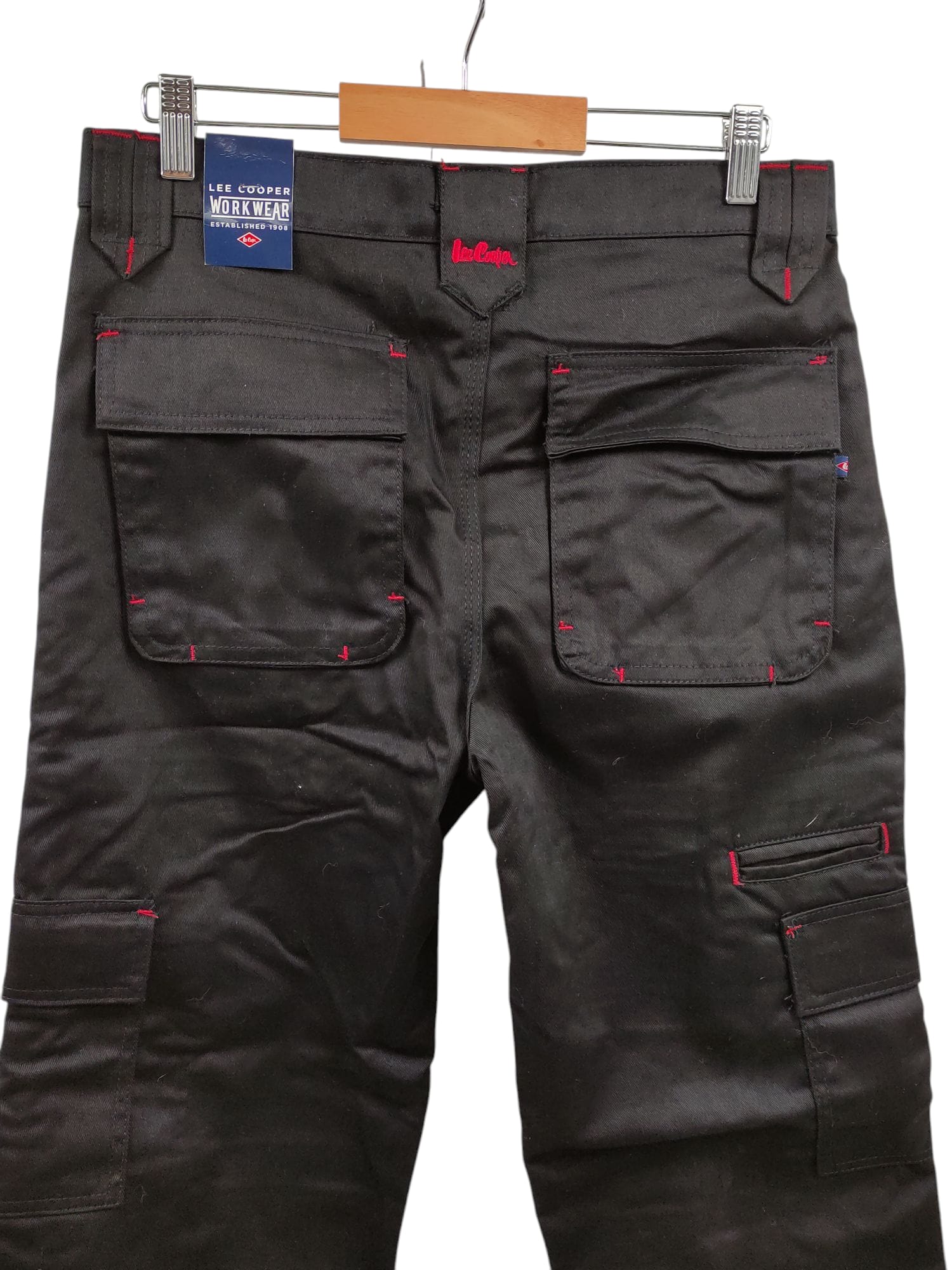 Lee Cooper Arbeitshose Herren Multi Pocket 30W/29L Schwarz