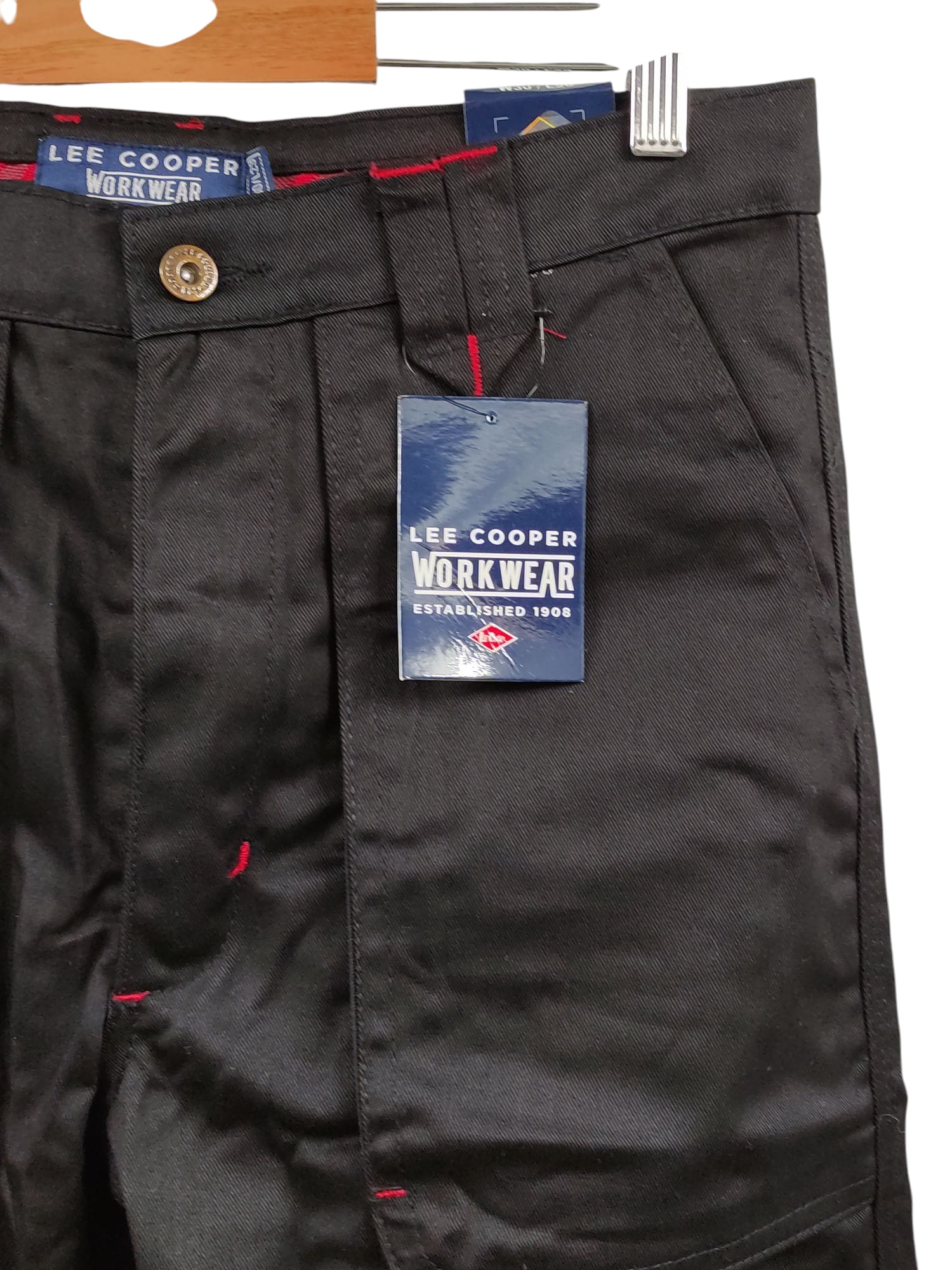 Lee Cooper Arbeitshose Herren Multi Pocket 30W/29L Schwarz