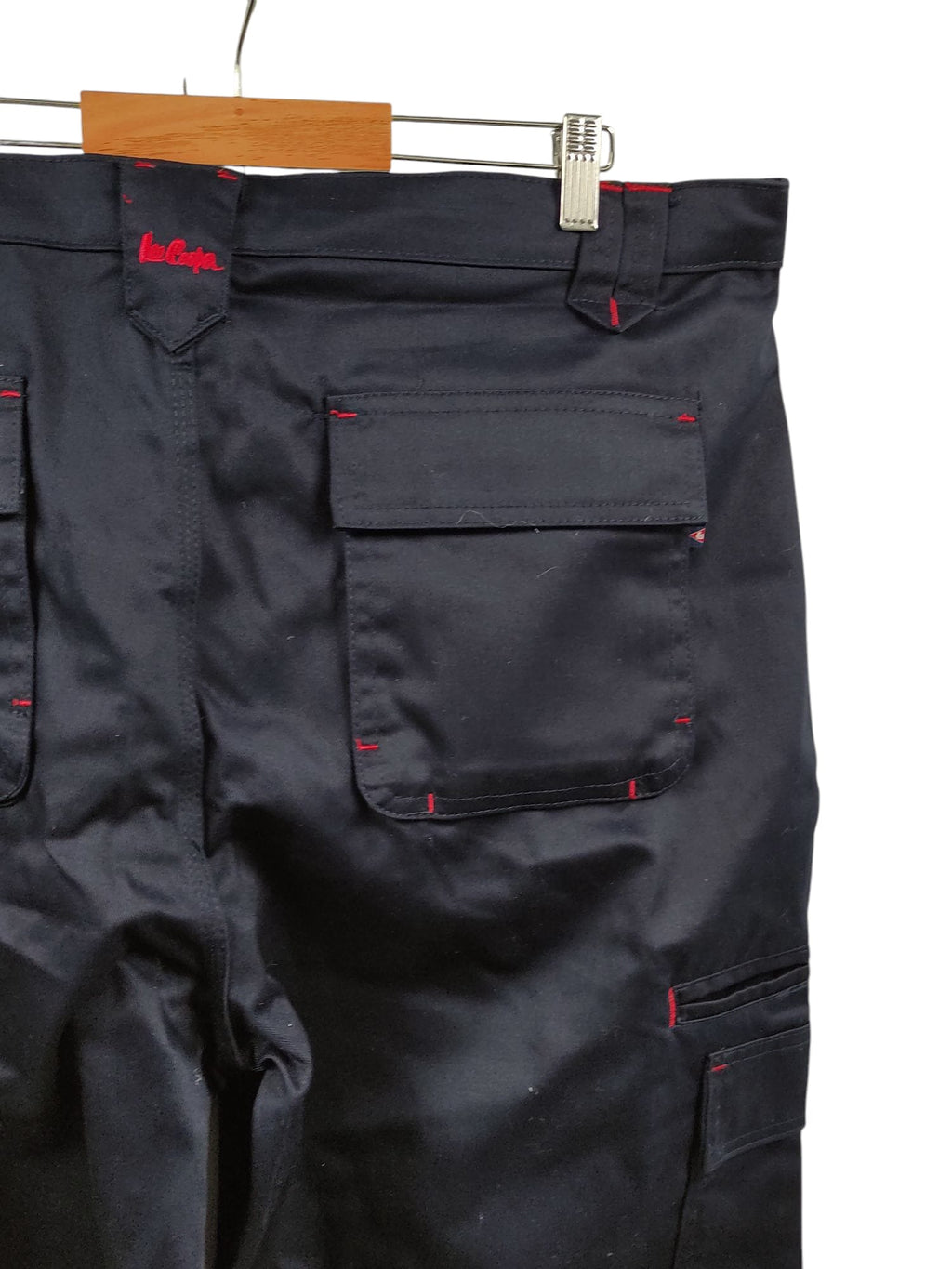 Lee Cooper Men's Multi Pocket Work Trousers 42W/33L Dark Blue