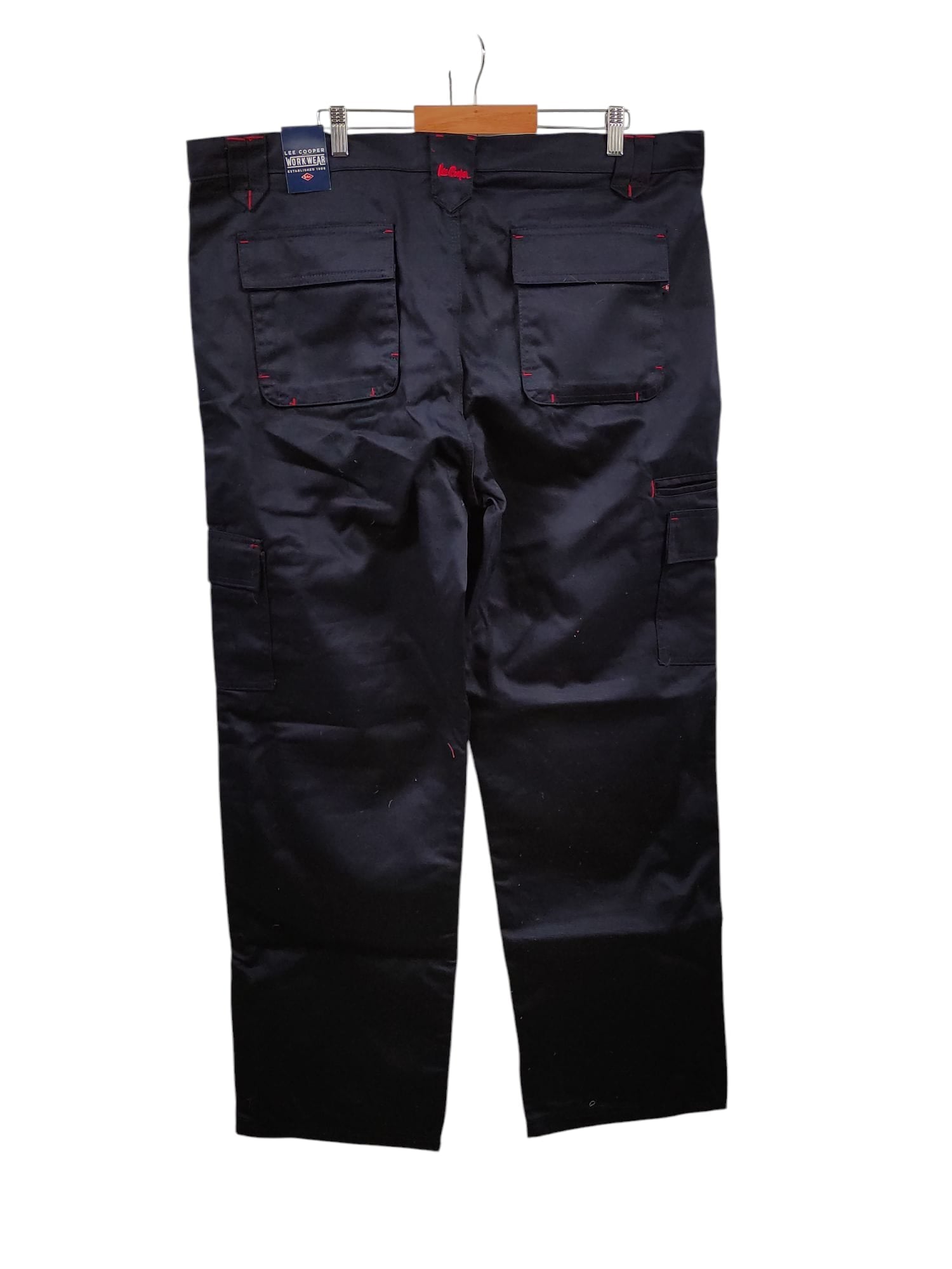 Lee Cooper Men's Multi Pocket Work Trousers 42W/33L Dark Blue