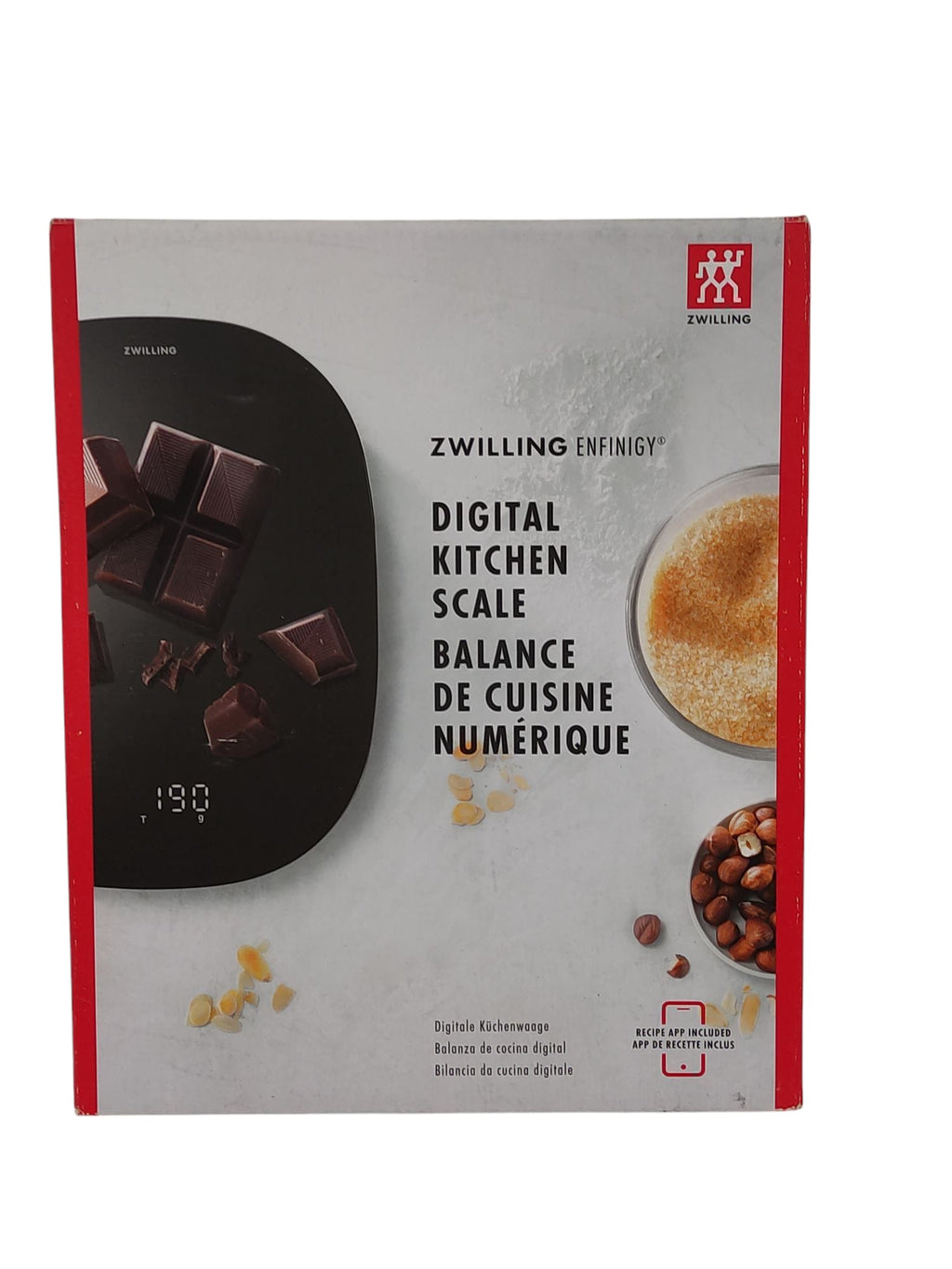 ZWILLING ENFINIGY Küchenwaage digital 10kg LCD USB schwarz