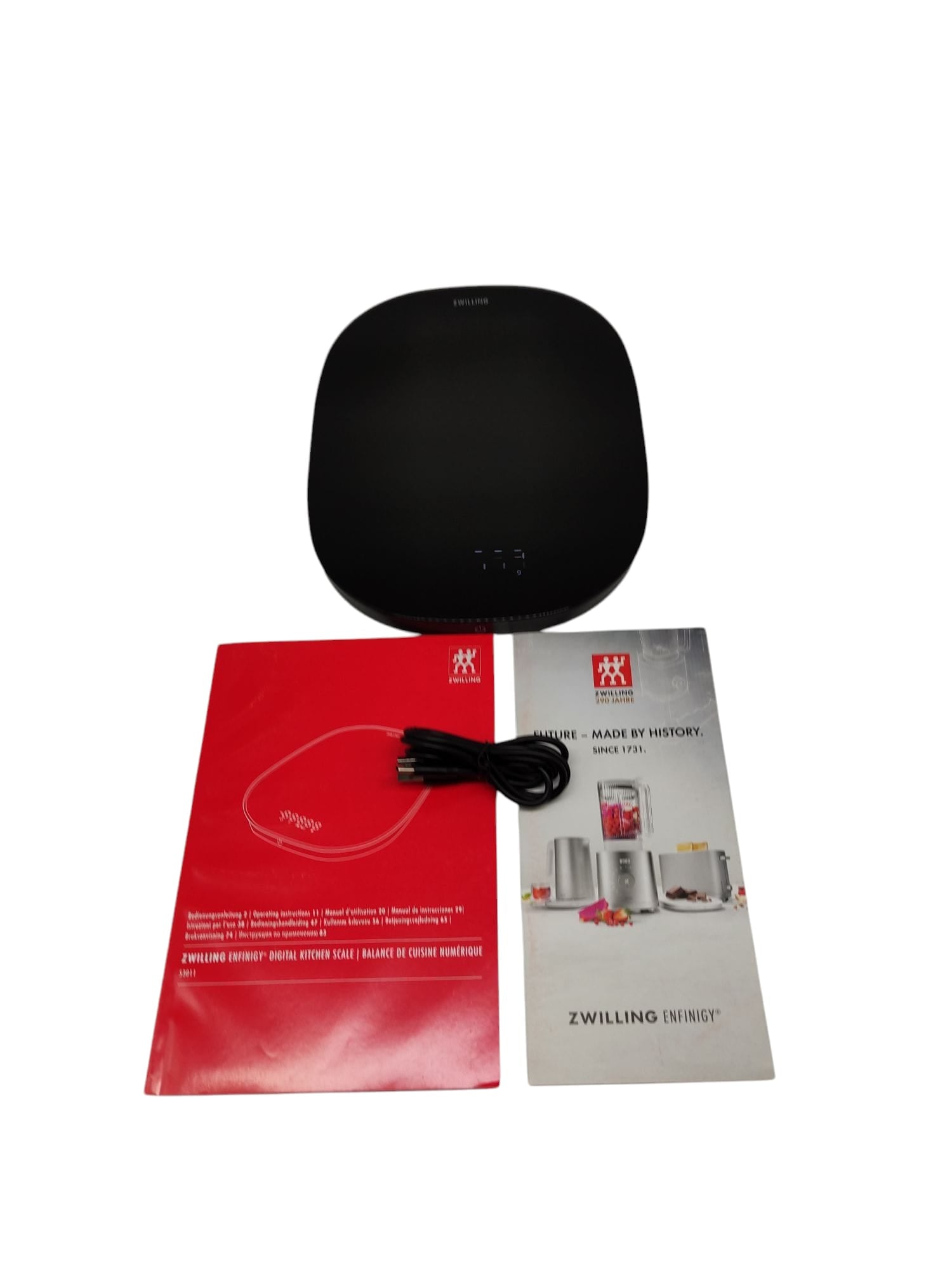 ZWILLING ENFINIGY Küchenwaage digital 10kg LCD USB schwarz