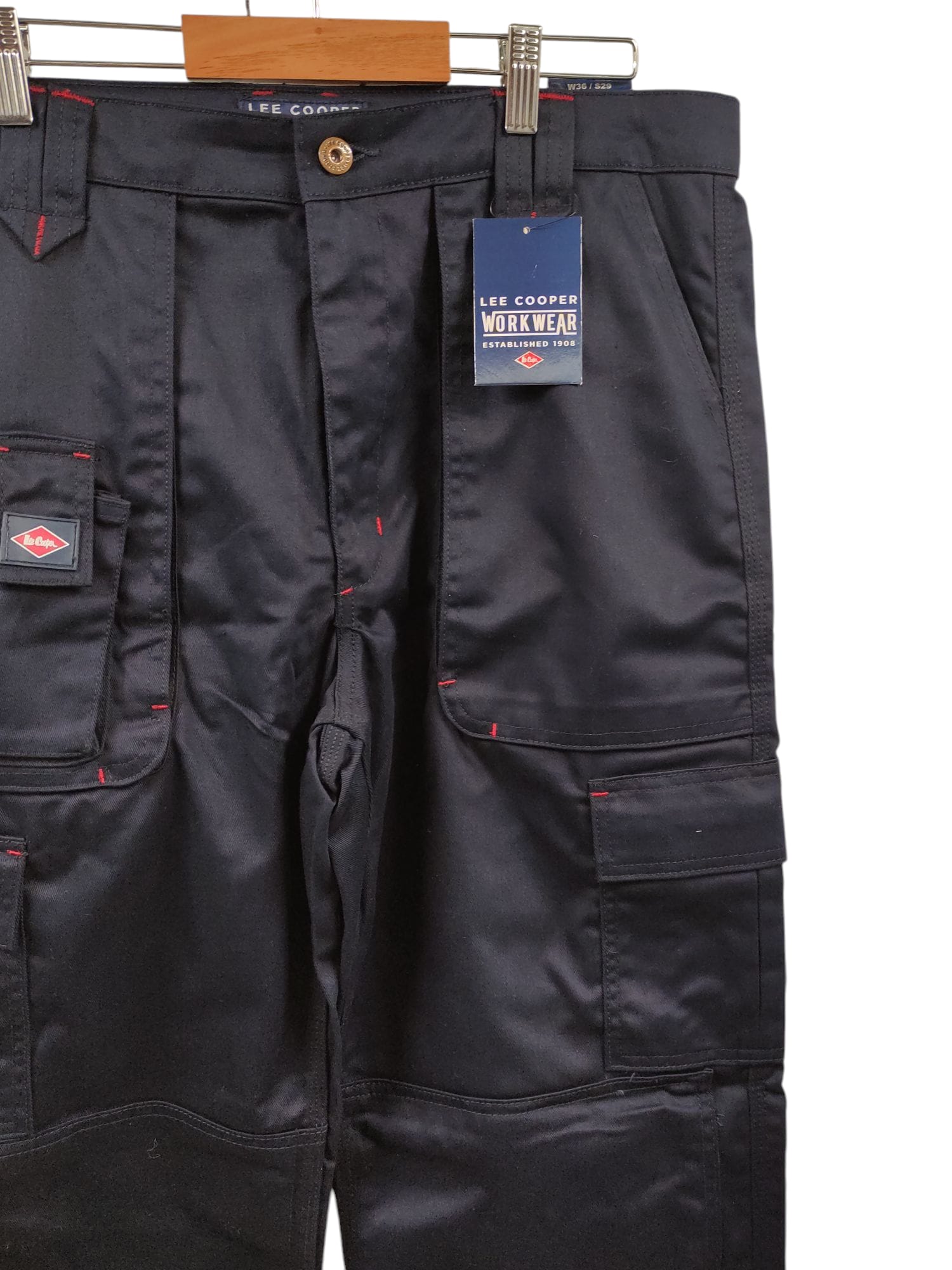 Lee Cooper Herren Arbeitskleidung Multi Pocket Dunkelblau 36W/29L