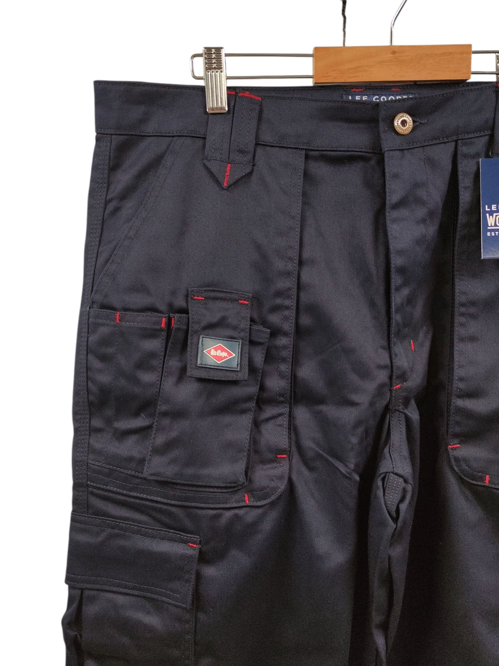 Lee Cooper Herren Arbeitskleidung Multi Pocket Dunkelblau 36W/29L
