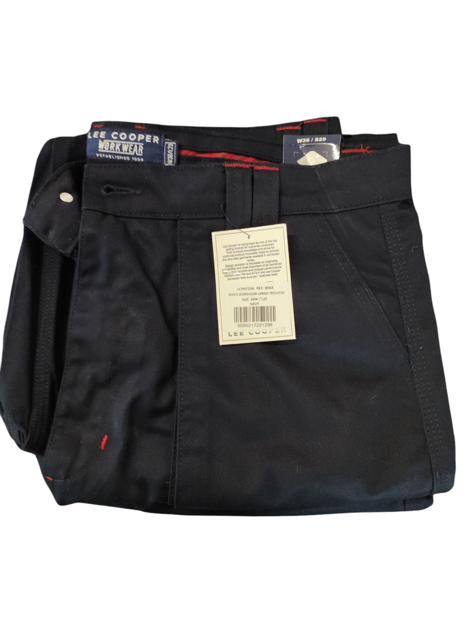 Lee Cooper Herren Arbeitskleidung Multi Pocket Dunkelblau 36W/29L