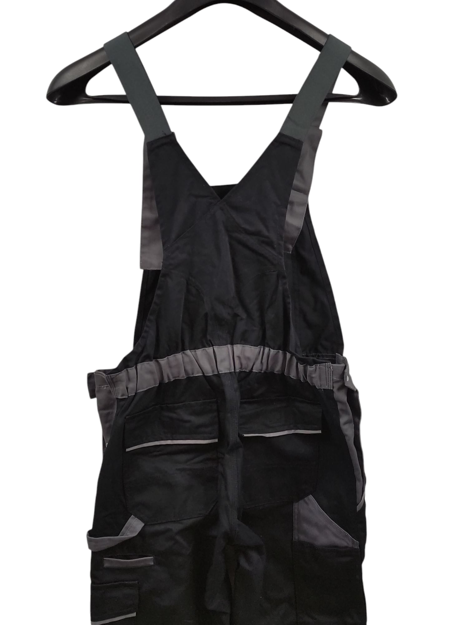 Planam Highline Latzhose Damen Schwarz Schiefer Zink Größe 38