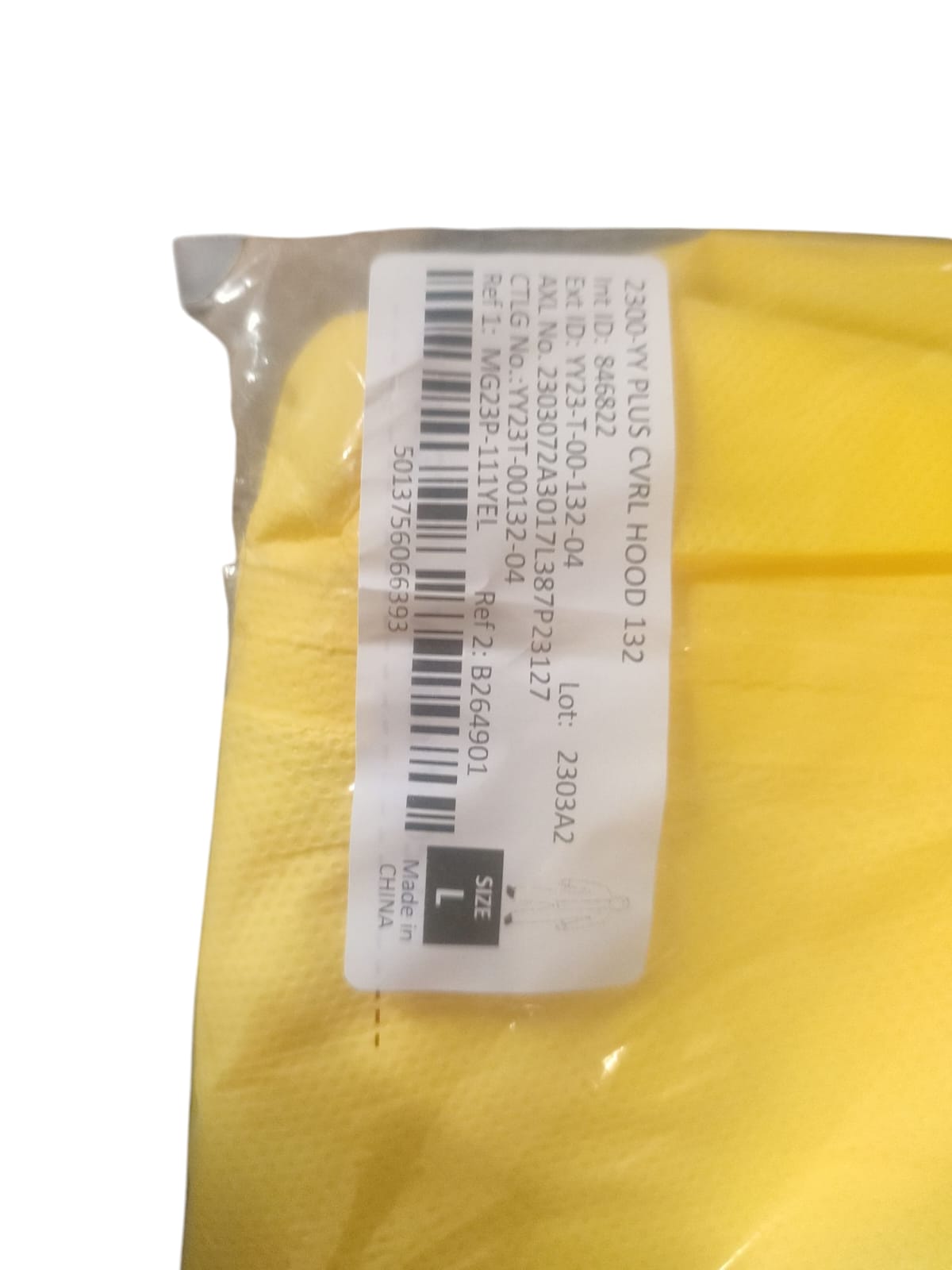 Ansell Y23T132 Schutzanzug Einweganzug Unisex 1er Pack Gr. L Gelb