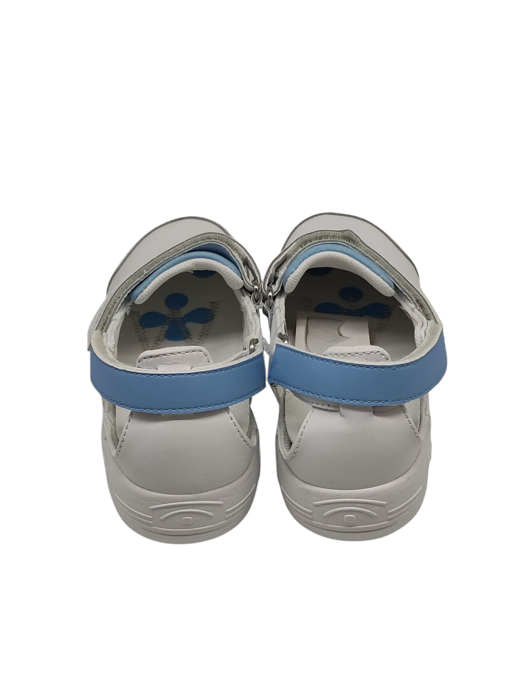 Oxypas Salma Lederarbeitsschuhe Damen Weiß-Blau Größe 36