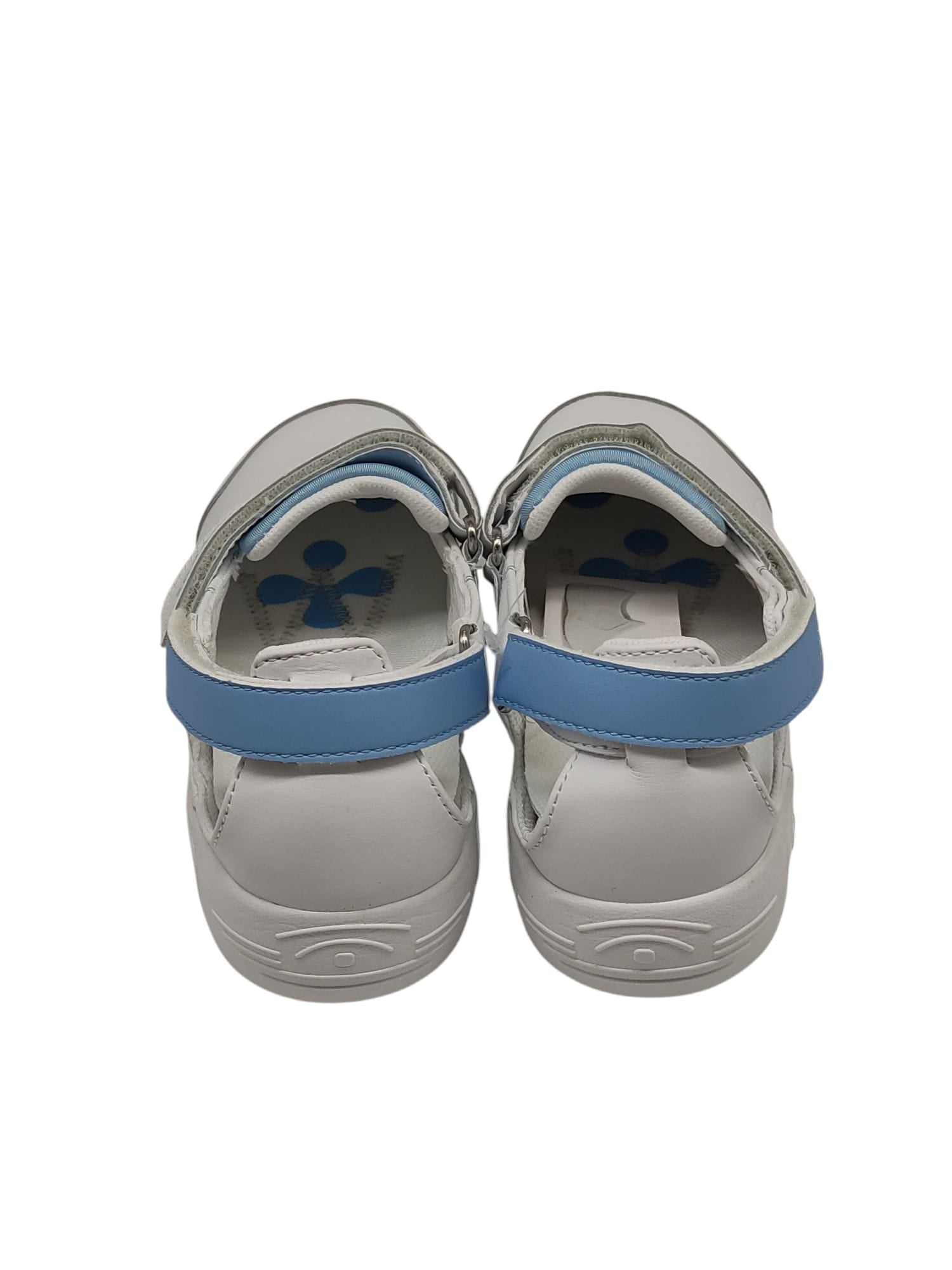 Oxypas Salma Lederarbeitsschuhe Damen Weiß-Blau Größe 36