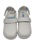 Oxypas Salma Lederarbeitsschuhe Damen Weiß-Blau Größe 36
