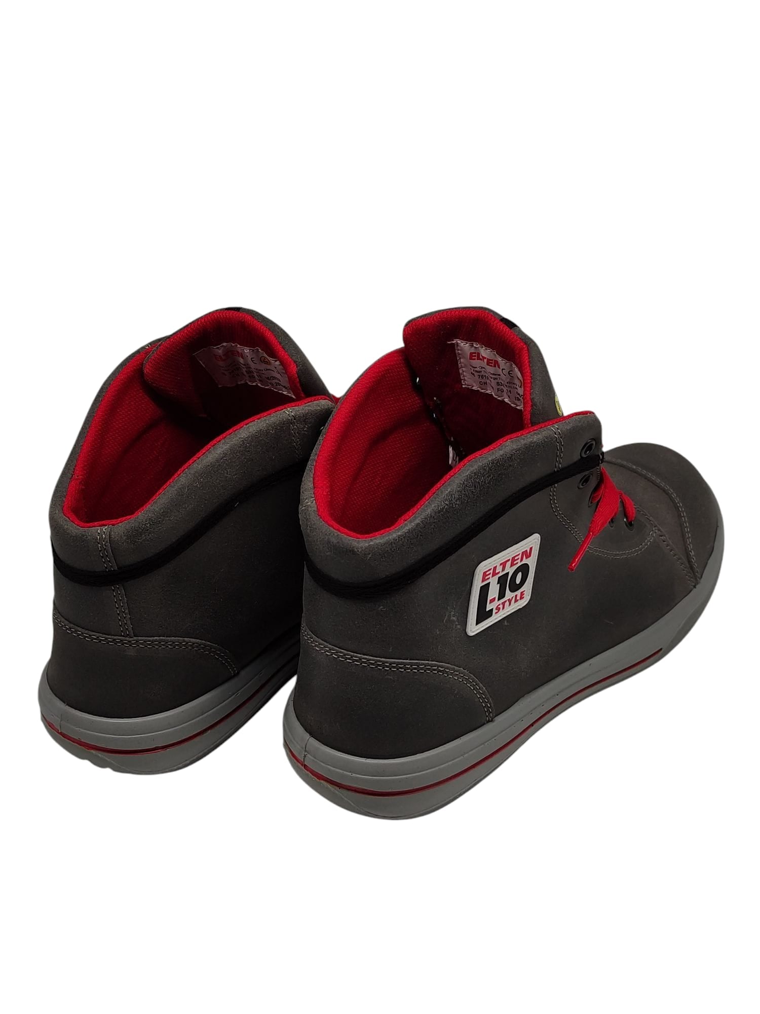 ELTEN VINTAGE Mid ESD S3 Sicherheitsschuhe Leder grau 45