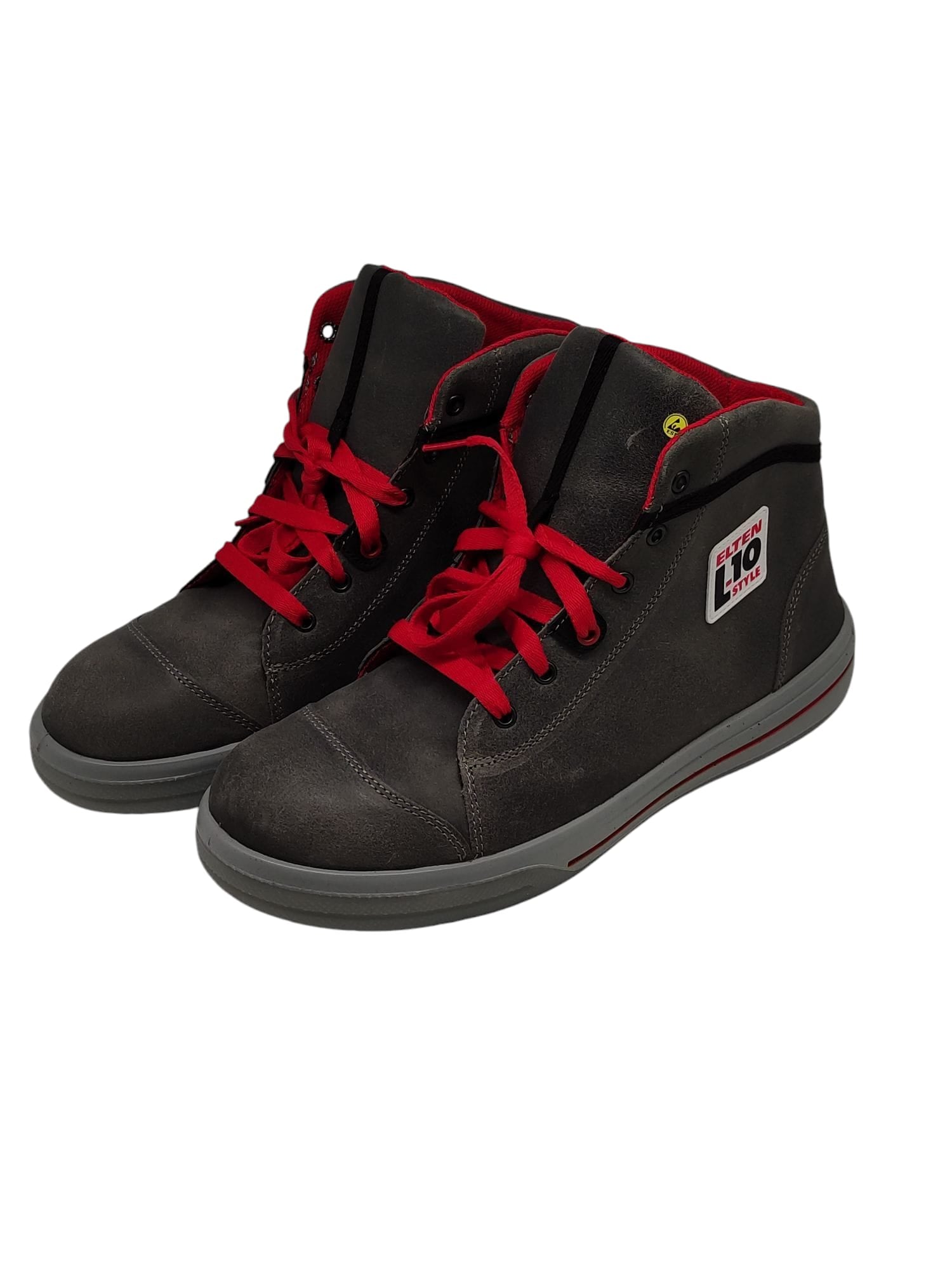 ELTEN VINTAGE Mid ESD S3 Sicherheitsschuhe Leder grau 45