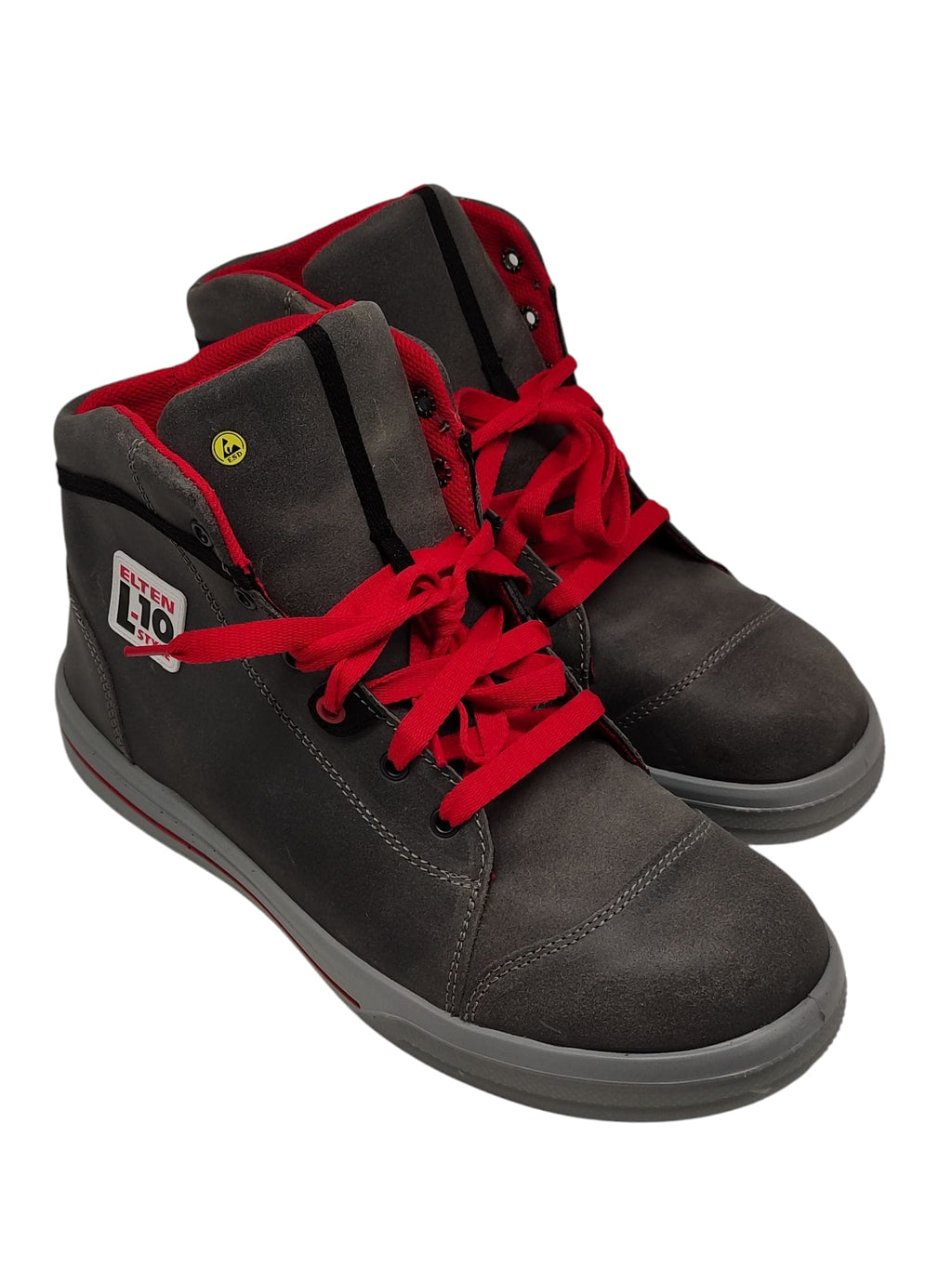 ELTEN VINTAGE Mid ESD S3 Sicherheitsschuhe Leder grau 45