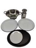 HENDI Stainless Steel Salt and Pepper Shaker Spice Shaker Screw Cap