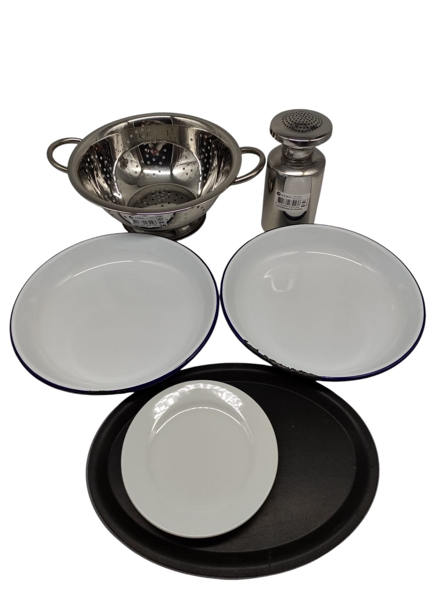 HENDI Stainless Steel Salt and Pepper Shaker Spice Shaker Screw Cap