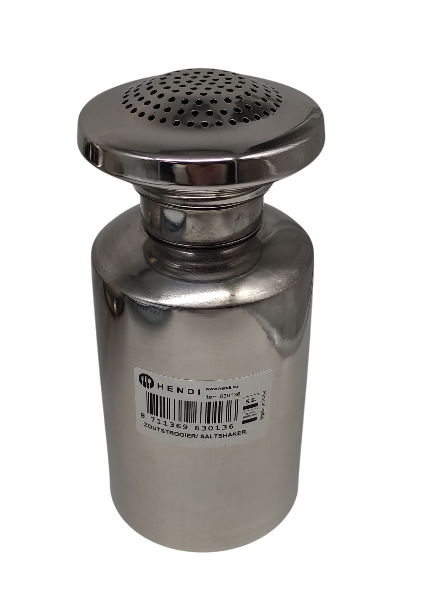 HENDI Stainless Steel Salt and Pepper Shaker Spice Shaker Screw Cap