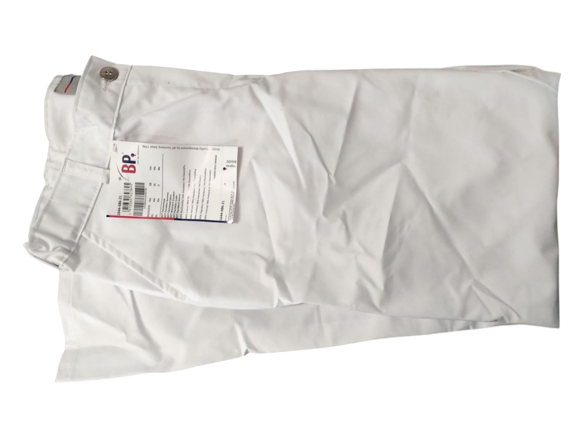 BP Damen Hose Mischgewebe Elasthan Gr. 42 Weiß