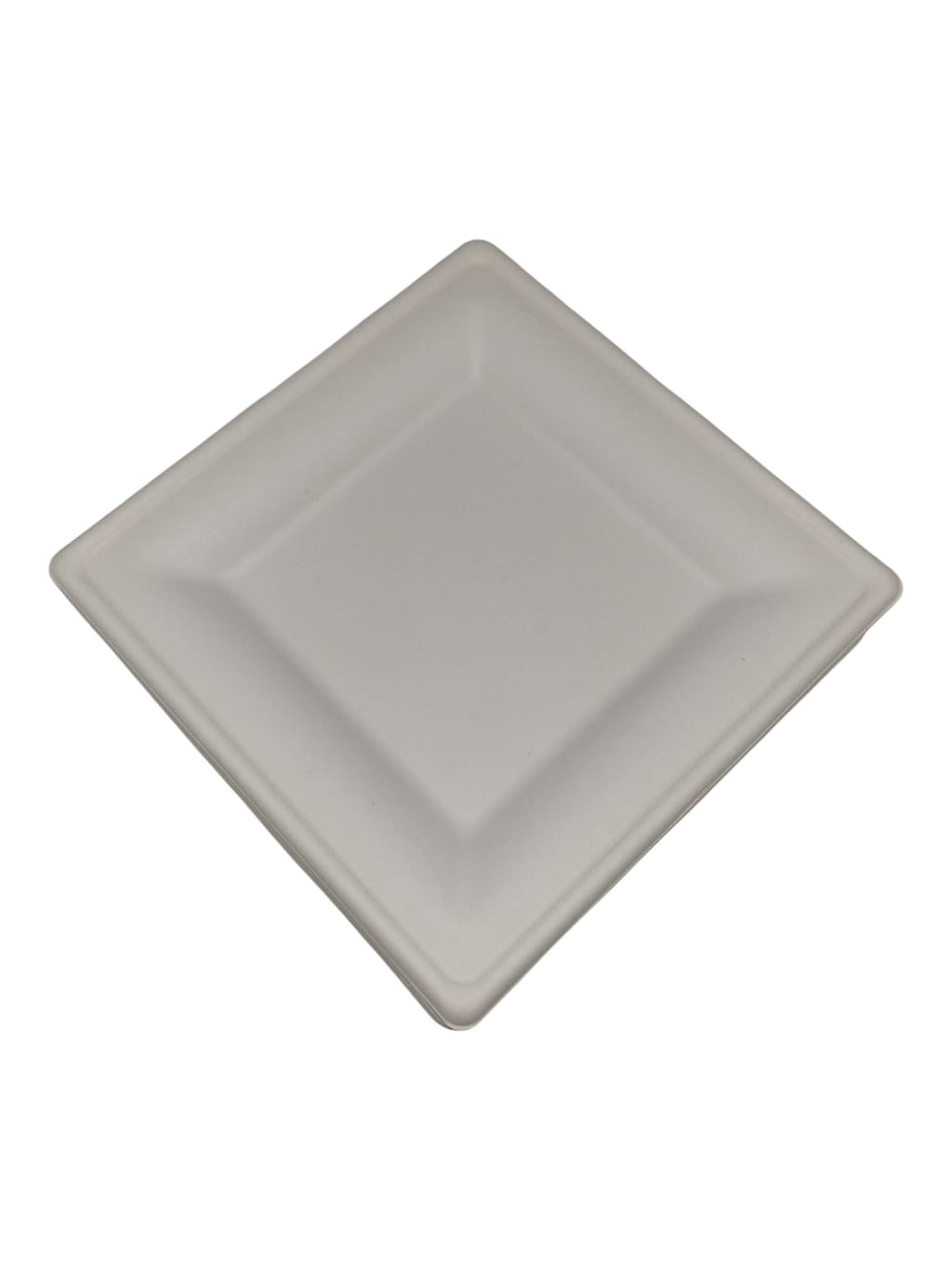 GREENBOX Bagasse Einweggeschirr Weiß 50 Stück 26x26 cm 26x13 cm