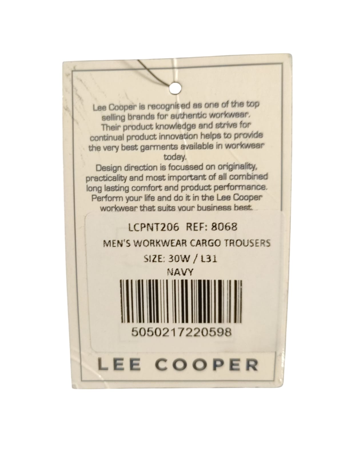 Lee Cooper Arbeits-Cargohose 30W/31L Dunkelblau
