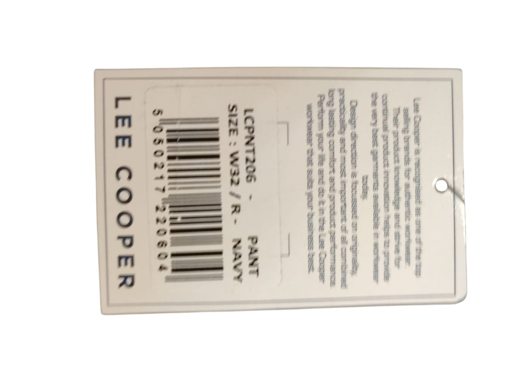 Lee Cooper LCPNT206 Arbeits-Cargohose Herren 32W/31L Dunkelblau