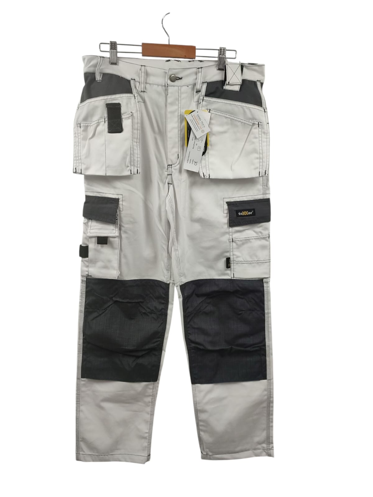 teXXor Arbeitshose Twill T/C Panama Canvas Weiß Größe 46