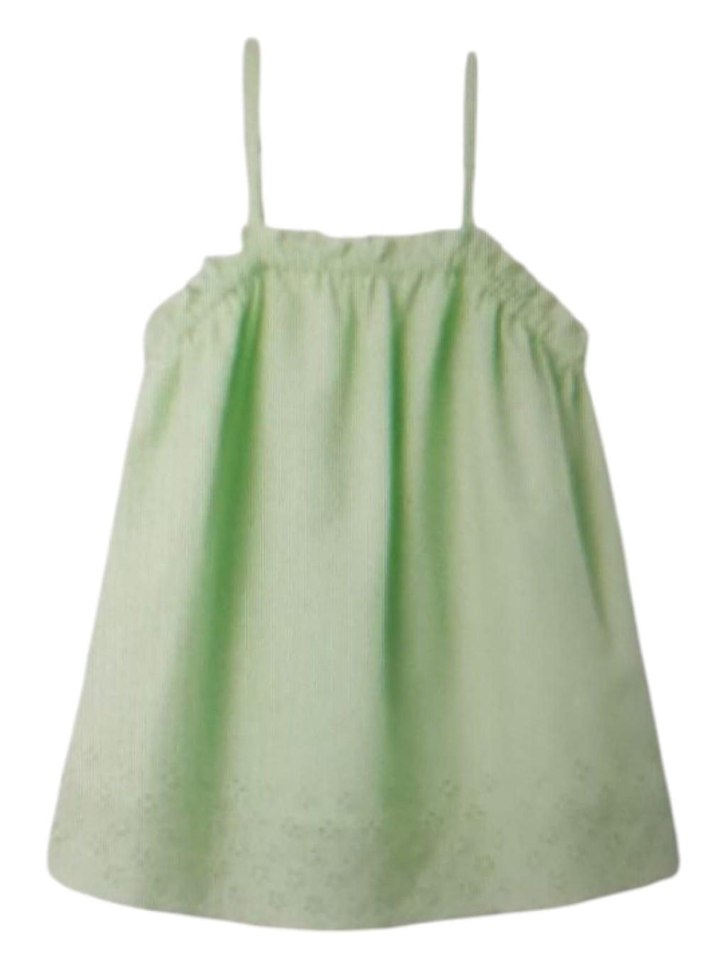 NAME IT Mädchen Nkffiona Top mit kurzen Trägern grün Größe 116