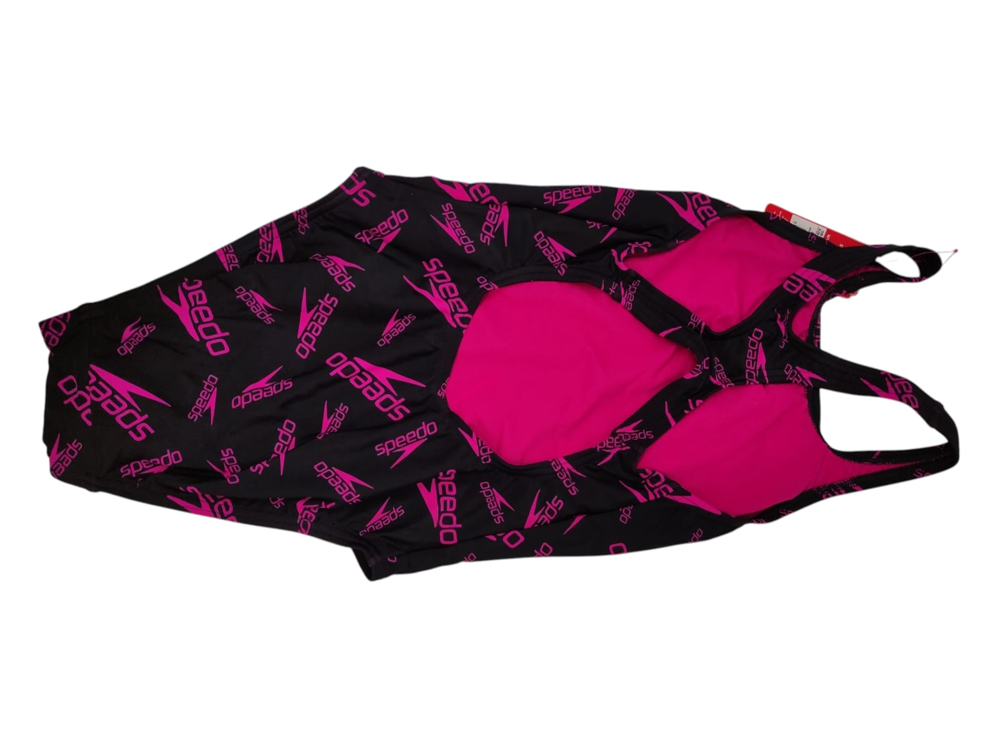 Speedo Boom Logo Allover Medalist Badeanzug Damen Größe 32