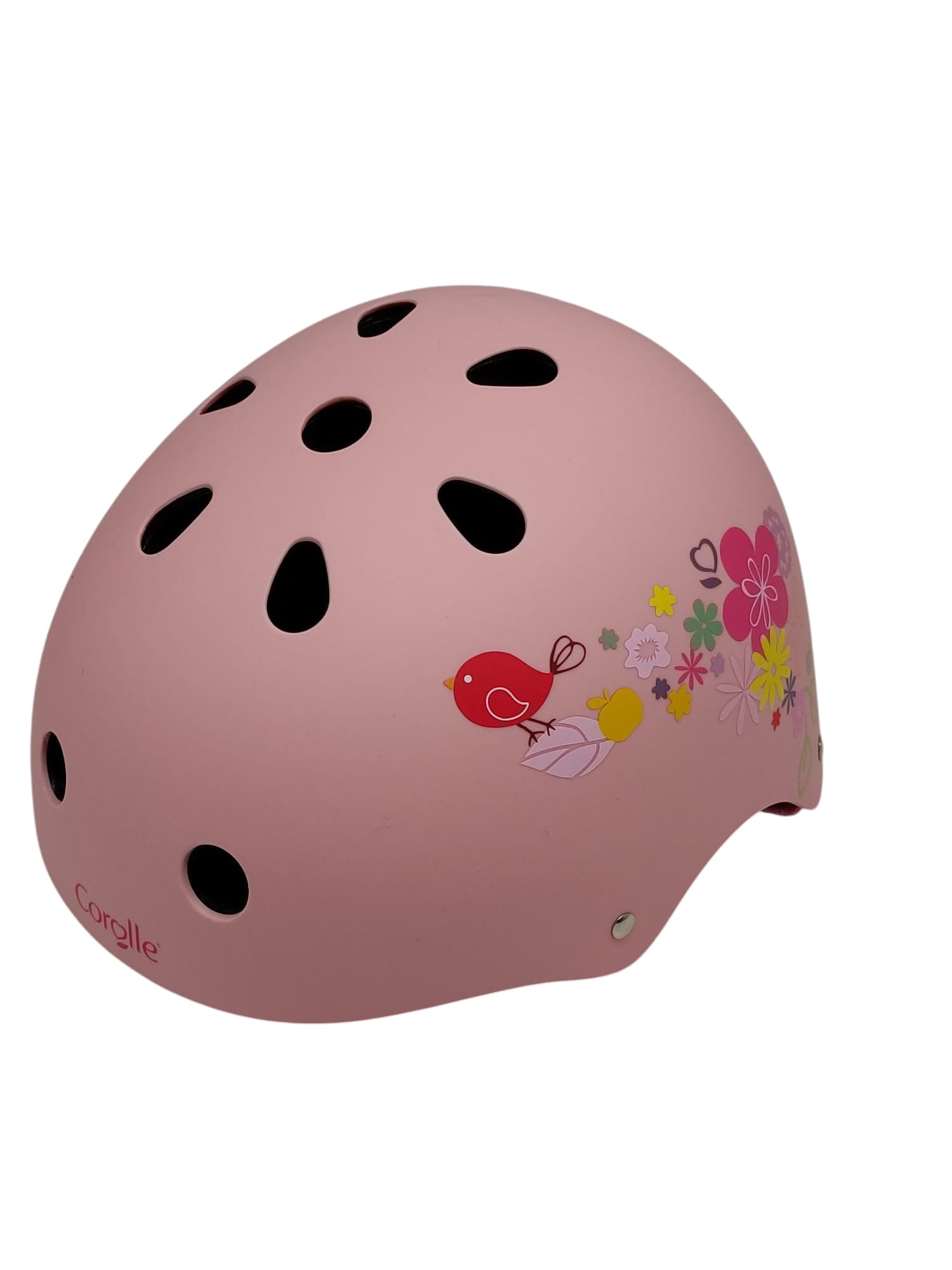 Corolle Schutzset Helm für Roller Fahrrad Inlineskates 49-54 cm Rosa