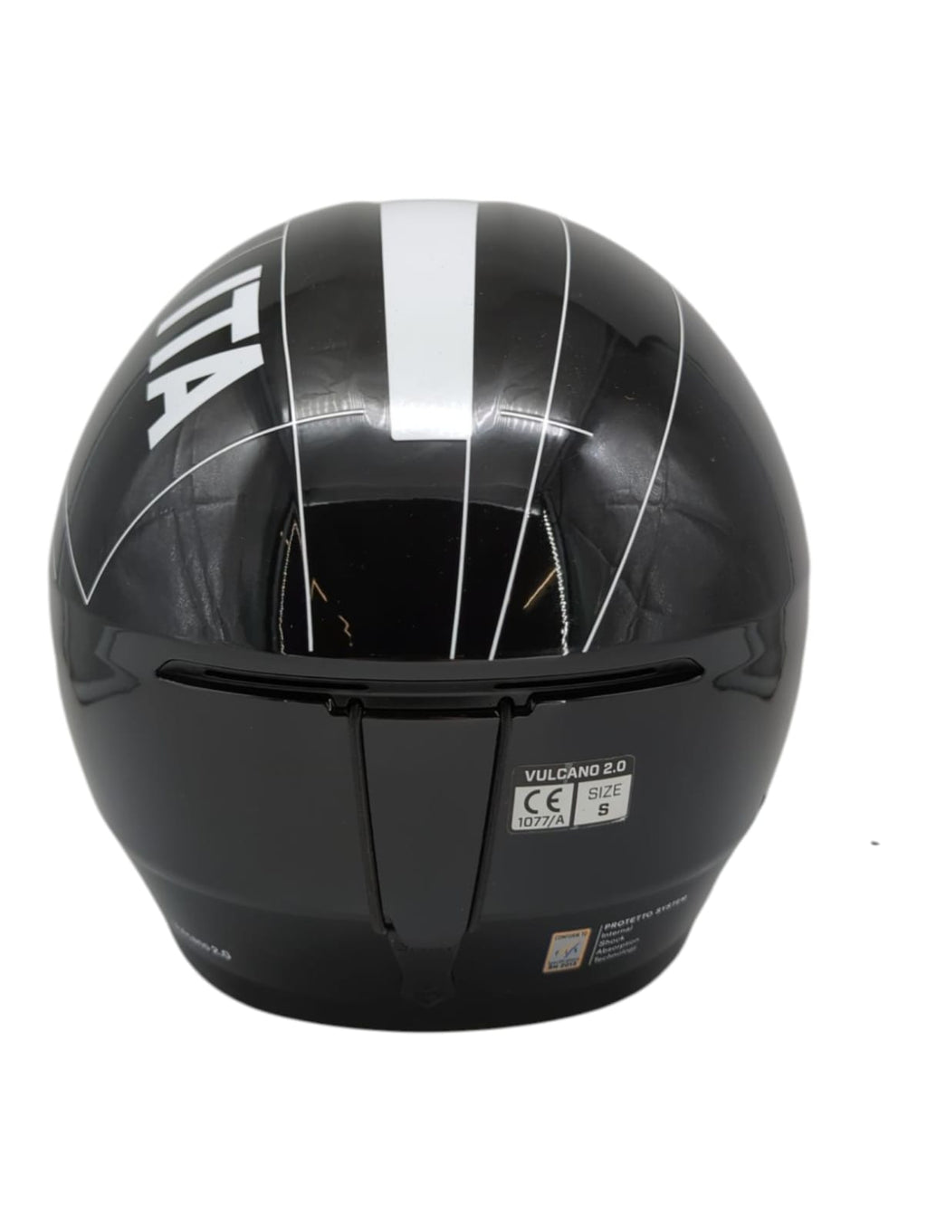 Briko Helm Unisex Erwachsene Schwarz Weiß Glänzend S 53–54 cm