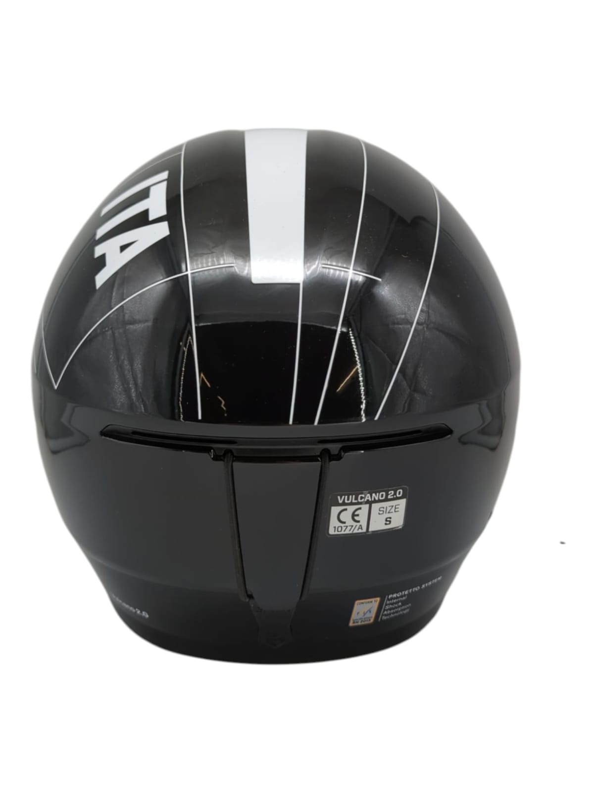 Briko Helm Unisex Erwachsene Schwarz Weiß Glänzend S 53–54 cm