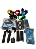CHARS Resistance Bands Set Widerstandsbänder Fitness 19 Stück