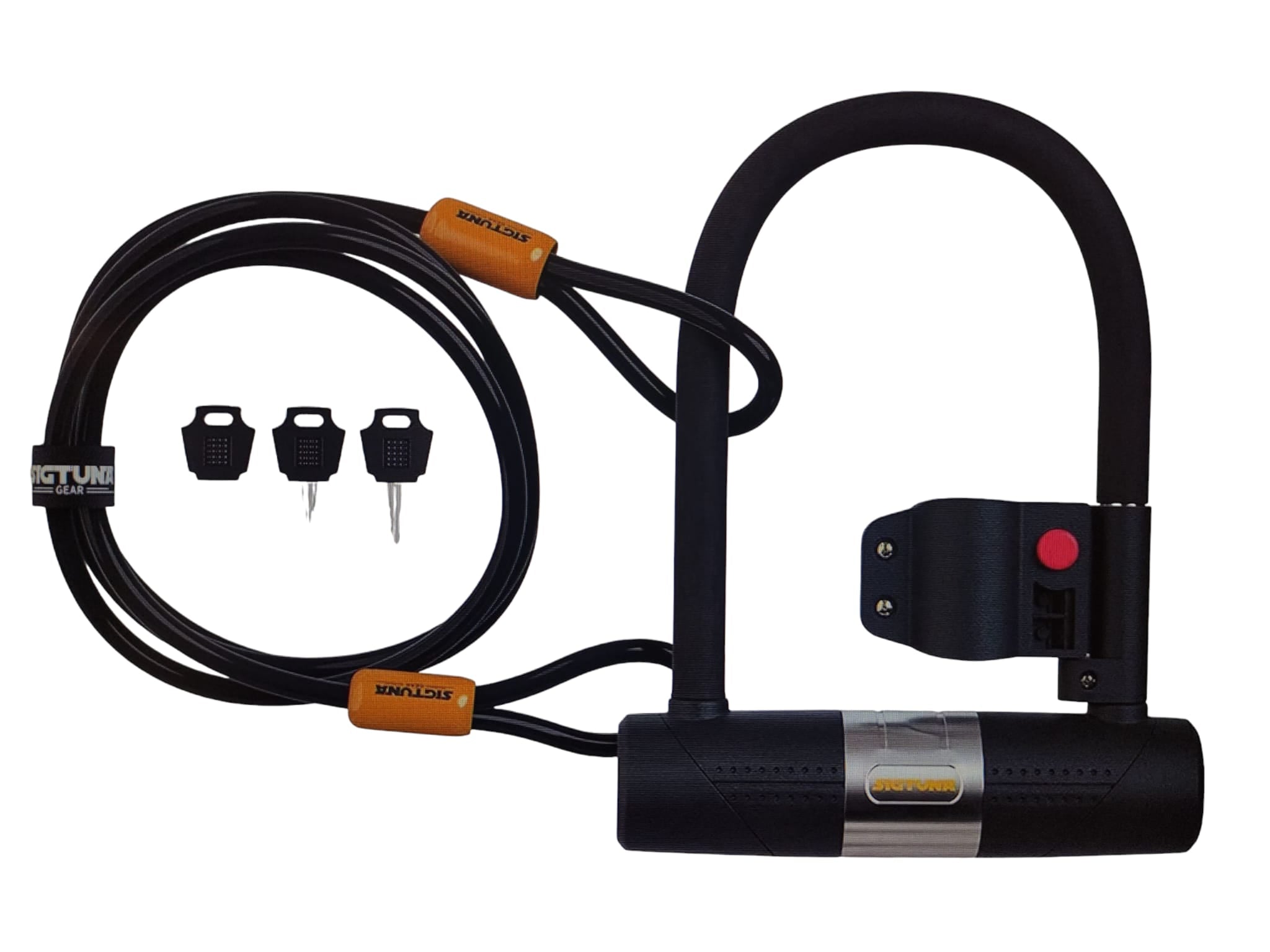 SIGTUNA Bike Lock D-Lock 16mm Heavy-Duty Lock